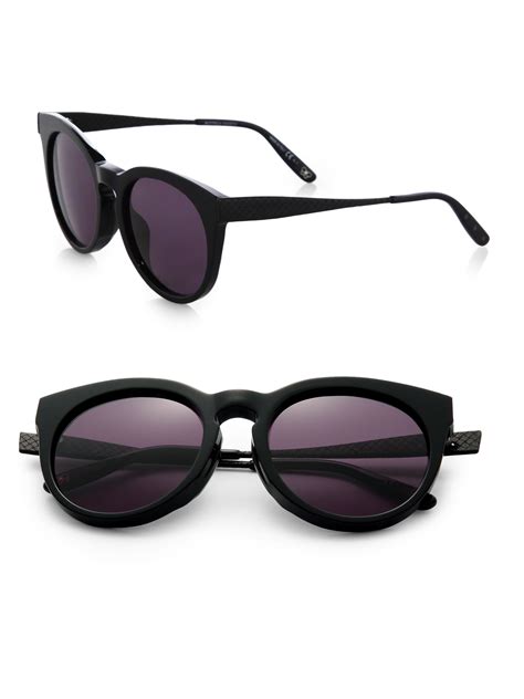 bottega veneta round sunglasses|52mm oversized sunglasses bottega veneta.